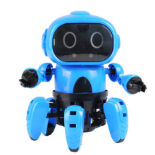 DIY Stem 6-Legged Gesture Sensing Infrared Avoid Obstacle Walking Robot Toy