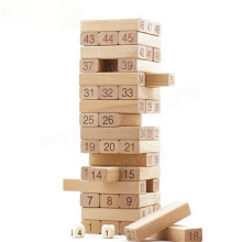 3 Pcs Wooden Tower Building Blocks Toy Domino 54 Stacker Extract Game Kids Educational Christmas Gifts