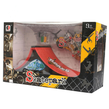 DIY Finger Skateboard Site Skate Park Rampe Pièces Finger Board Site - A