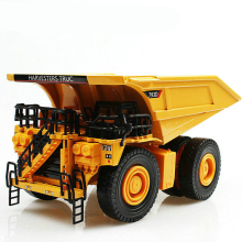 Classic Vintage Alloy Mining Excavator Truck 20CM Dumper Metal Diecast Model Vehicle Toys