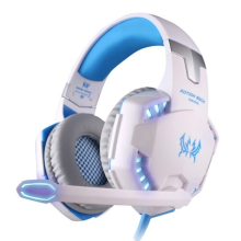 G2200 USB 7.1 Surround Sound Vibration Game Gaming Headphone Computer Headset Earphone Headband with Microphone LED Light