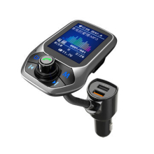 2.4A QC3.0 LED Display Hand-free MP3 Player bluetooth FM Transmitter Fast Charging Car Charger For iPhone XS XR 11 Pro Huawei P30 Pro Mate 30 S10