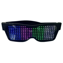 SL-004 Rechargeable LED Light-emitting Bluetooth Glasses Shock-resistant 200 Lamp Beads Support APP Control Multi-language Edition 05
