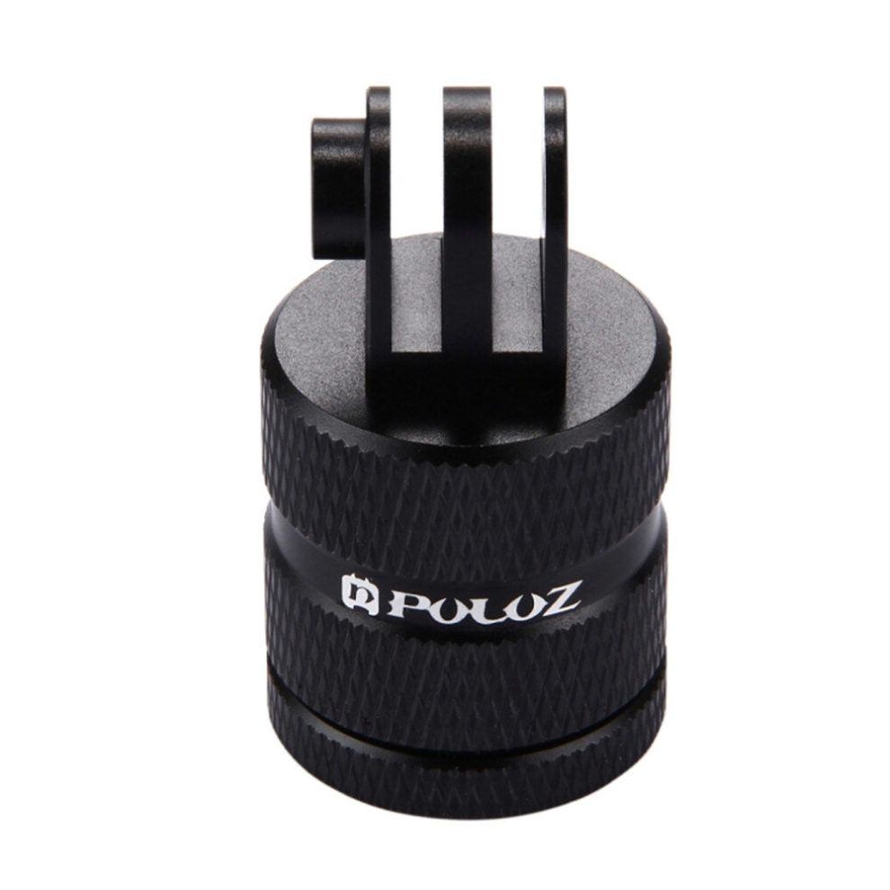 1/4 Inch Screw Hole Tripod Mount Cnc Adapter For Gopro Hero8 / Max / Hero7, Dji Osmo Action, Xiaoyi And Other Action Camerastion Black 8881471557741