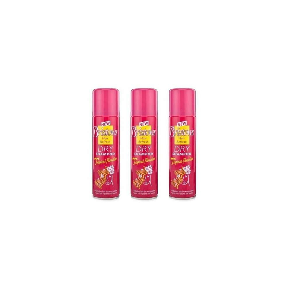 Bristows Tropical Paradise Dry Shampoo 150Ml (Pack Of 3)