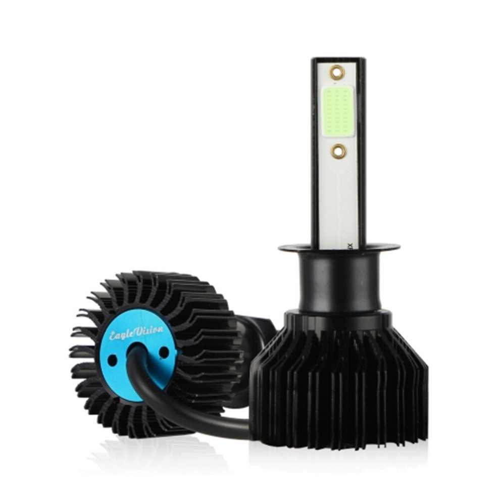 Ev12 H1 Dc9-32V / 14W / 1400Lm Ip67 Car Led Head Lamps (Ice Light) Blue/Light 766262006661