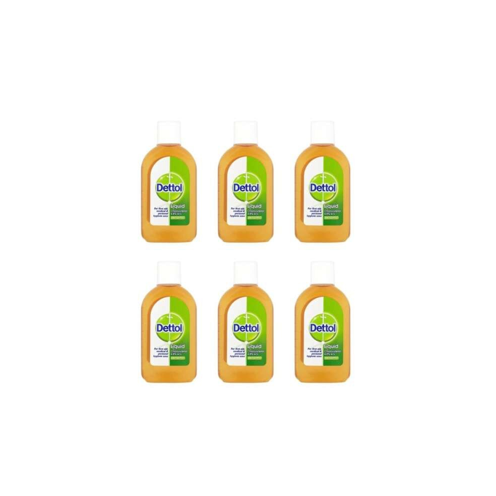 Dettol Original Antiseptic Disinfectant Liquid (250ml) (Pack of 6)