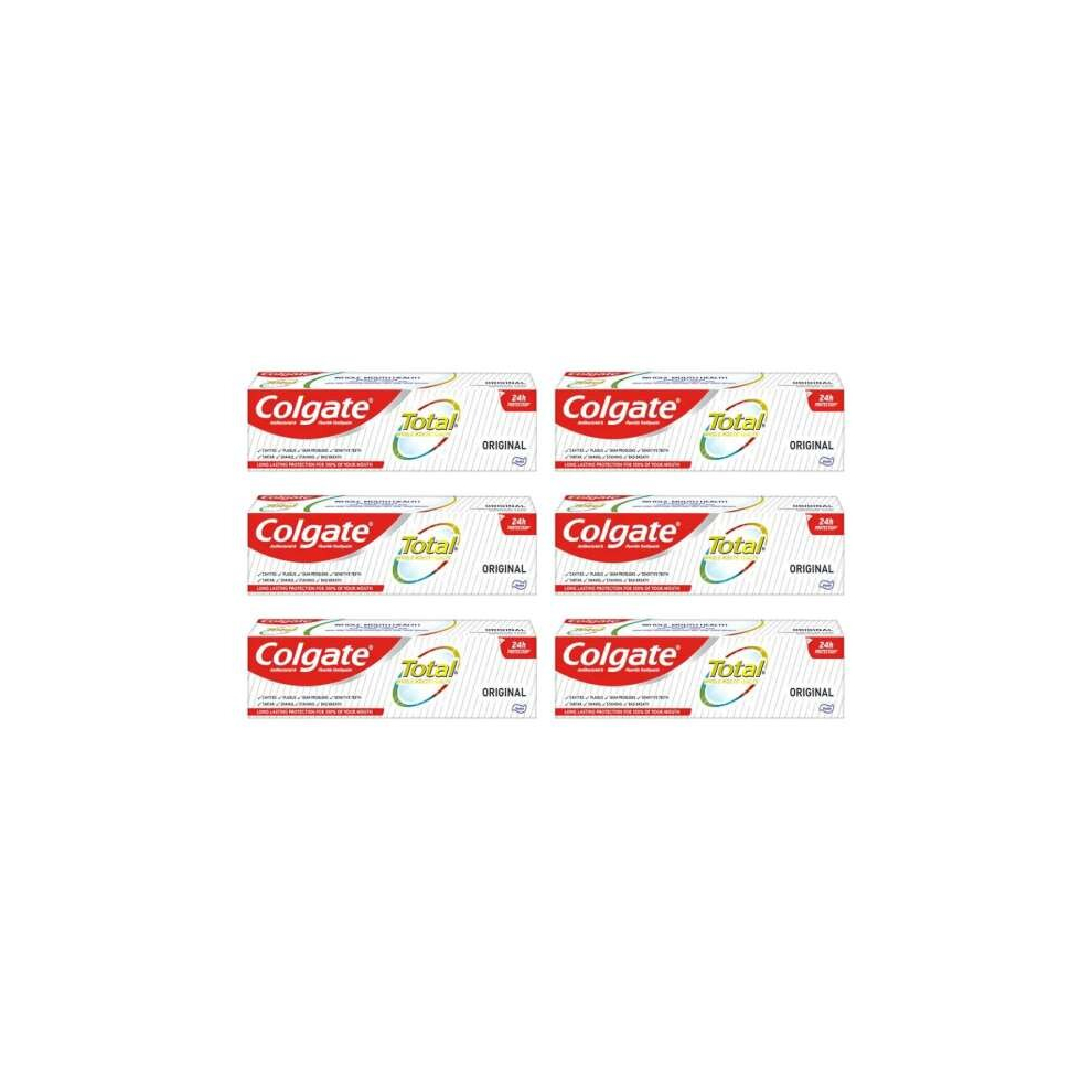 Colgate Total Original Care Toothpaste, 75ml (Pack of 6)