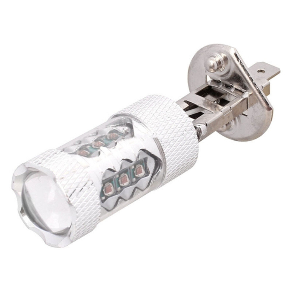 H1 80W 800Lm 16Leds Car Fog Lamp Bulb For Vehicles, Constant Current, Dc 12V Light 766262007224
