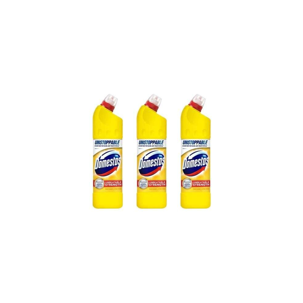 Domestos Citrus Bleach 750ml  (Pack of 3)