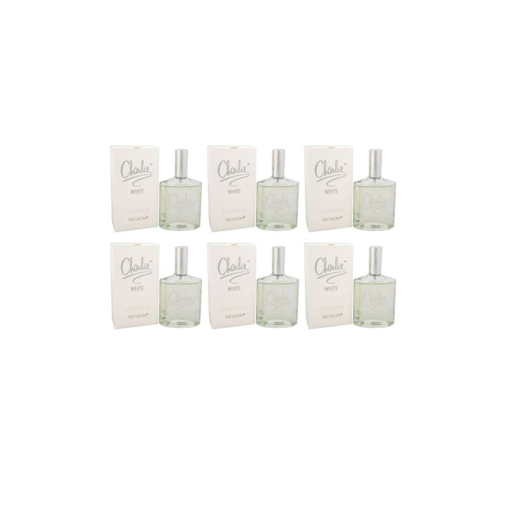 CHARLIE EAU FRAICHE WHITE PERFUME SPRAY 100ml (Pack of 6)