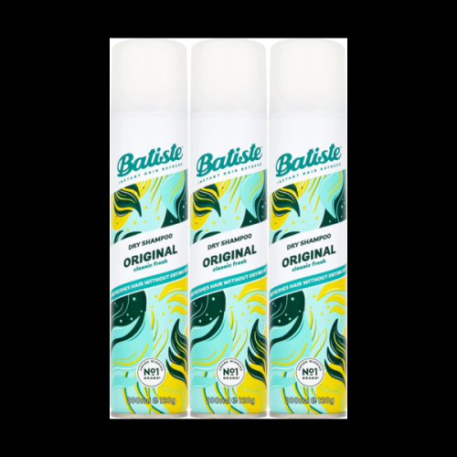 Batiste Dry Shampoo - Original, 200ml (Pack of 3)
