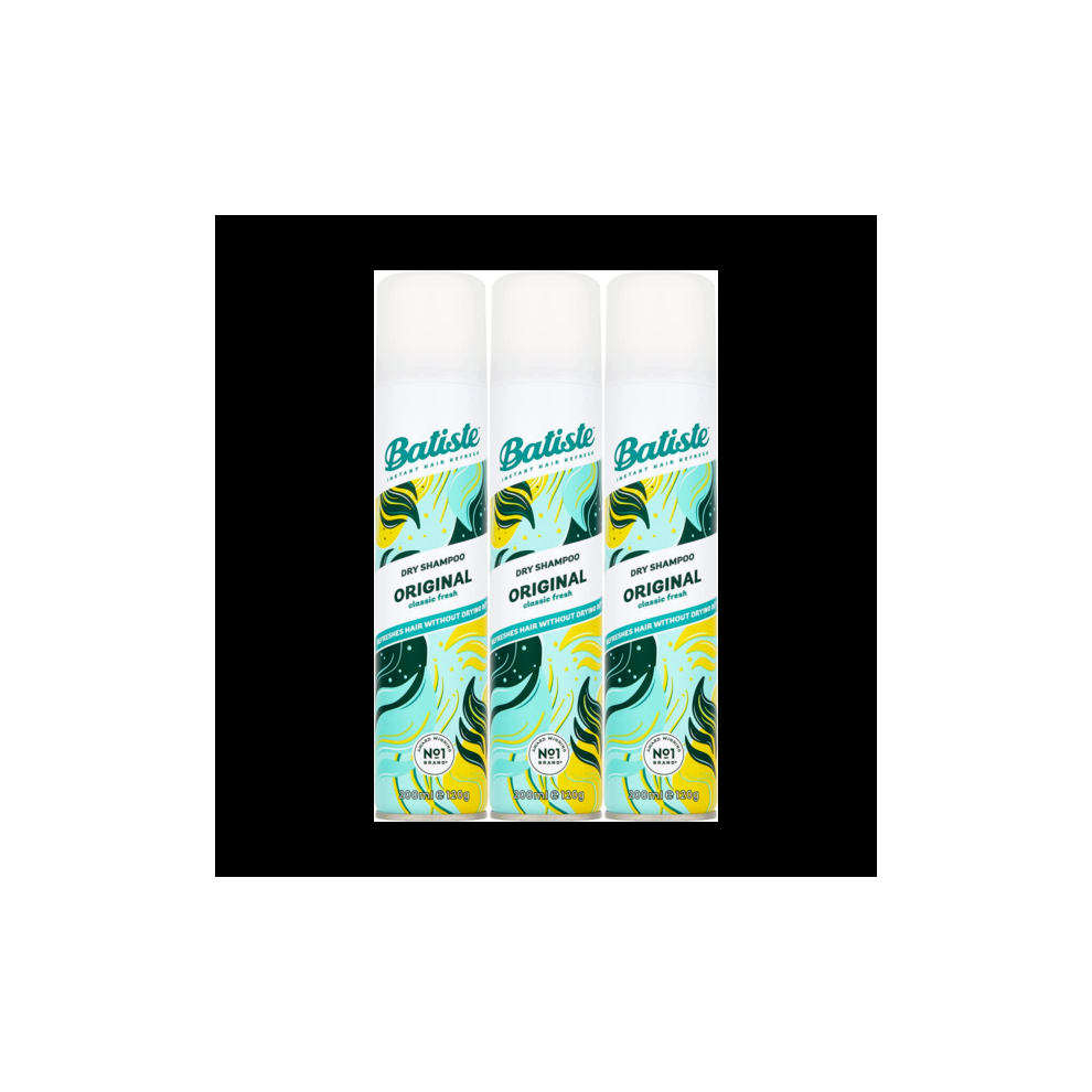 Batiste Dry Shampoo - Original, 200Ml (Pack Of 3)
