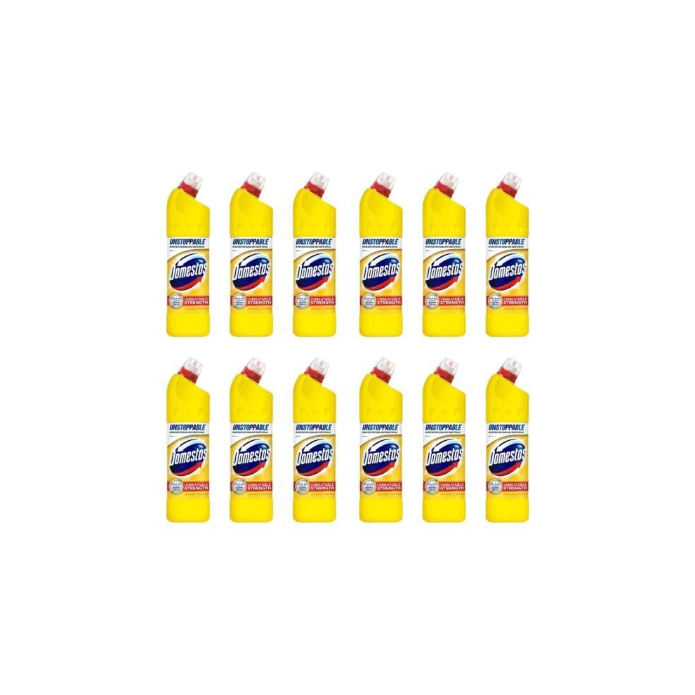 Domestos Citrus Bleach 750ml  (Pack of 12)