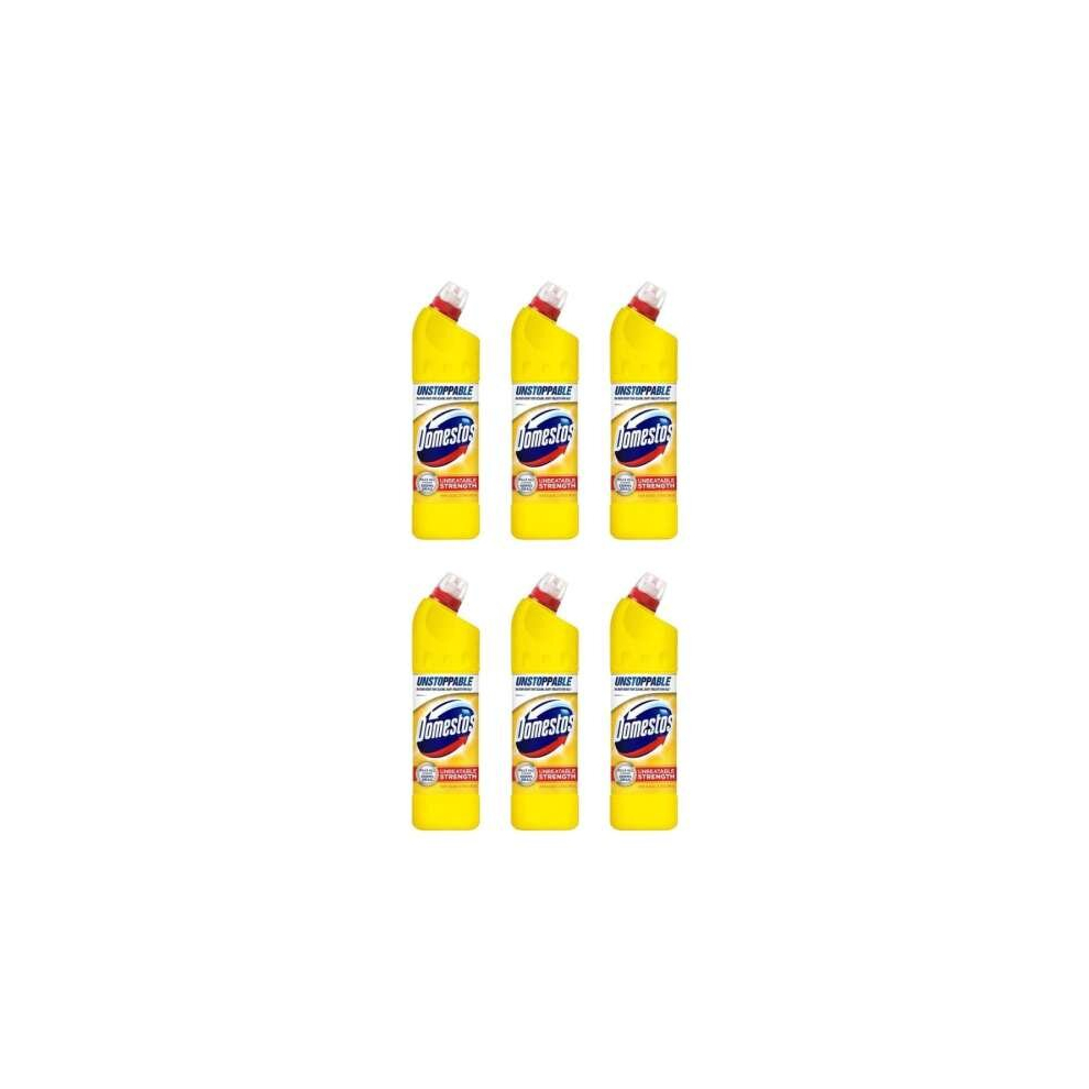 Domestos Citrus Bleach 750ml  (Pack of 6)