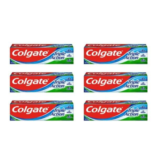 Colgate Colgate Triple Action Toothpaste 100 ml (Pack of 6)