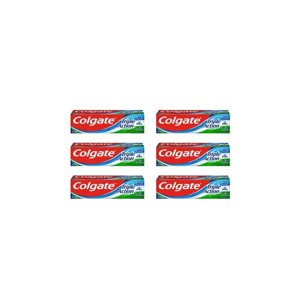 Colgate Triple Action Toothpaste 100 ml (Pack of 6)