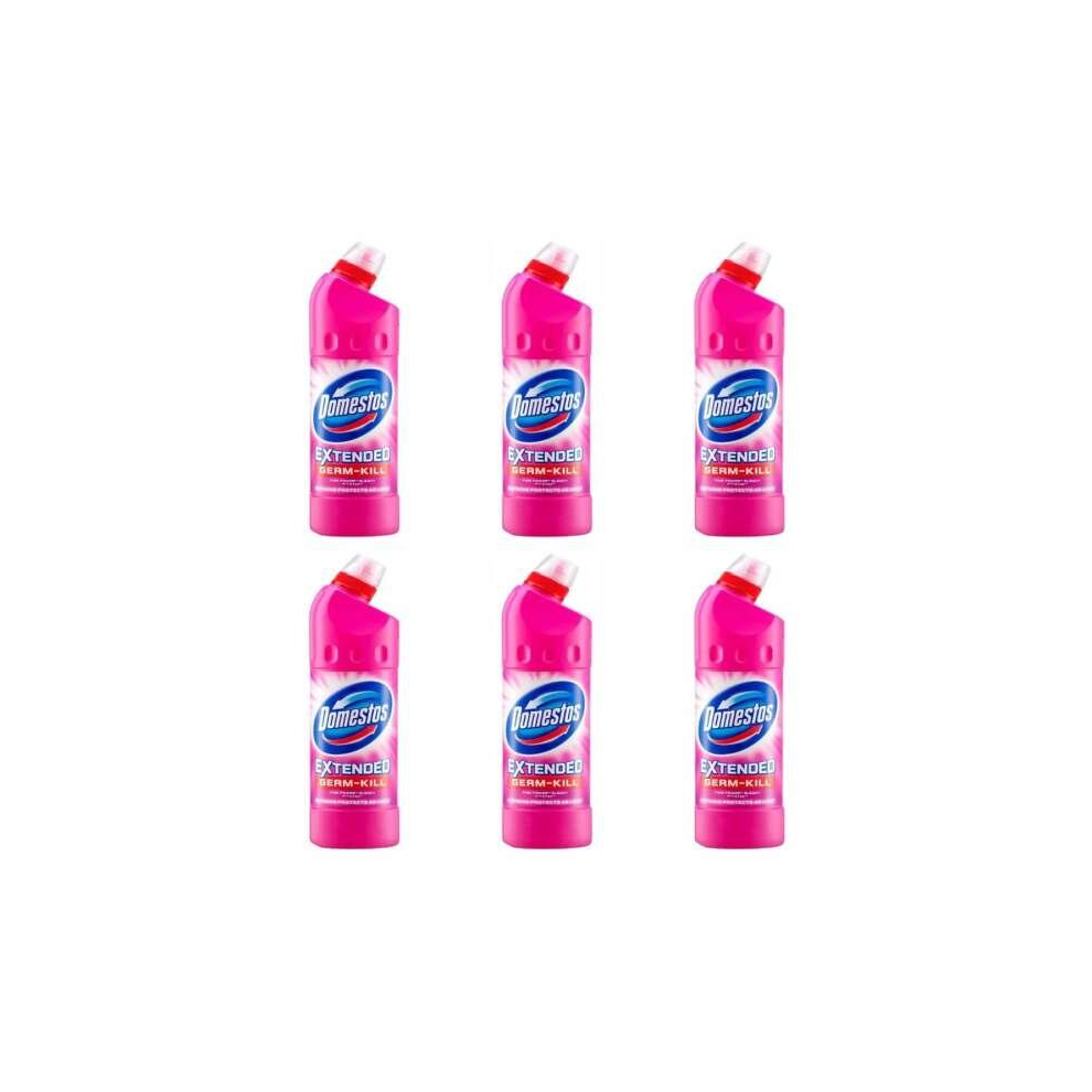 Domestos Pink Bleach 750ml (Pack of 6)