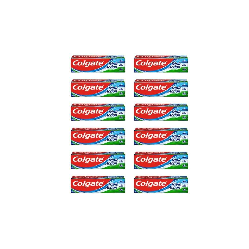 Colgate Triple Action Toothpaste 100 ml (Pack of 12)