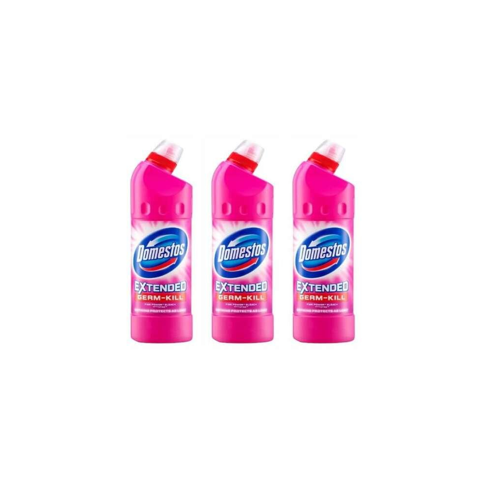 Domestos Pink Bleach 750ml (Pack of 3)