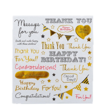 15 PCS English Pattern Creative Cartoon Children Diary Decorative Sticker