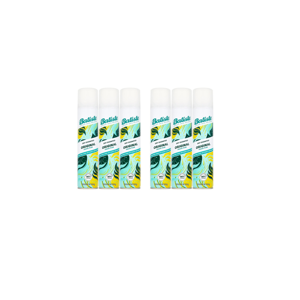 Batiste Dry Shampoo - Original, 200ml (Pack of 6)