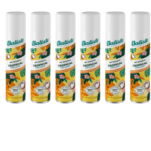 Batiste Dry Shampoo - Tropical, 200ml (Pack of 6)