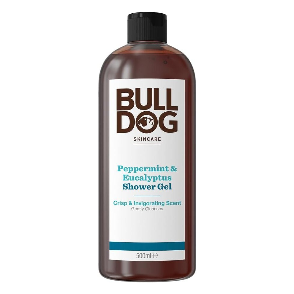 BULLDOG SKINCARE Peppermint and Eucalyptus Shower Gel 500ml