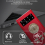 RK-C19 Live Broadcast Audio Headset Microphone Webcast Entertainment Streamer Sound Card for Phone, Computer PC(Red) 6