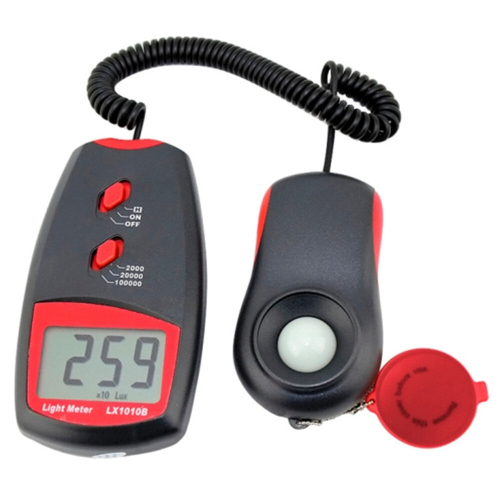 Digital Light Meter, Measuring Range: 1-100000 Lux(Red)