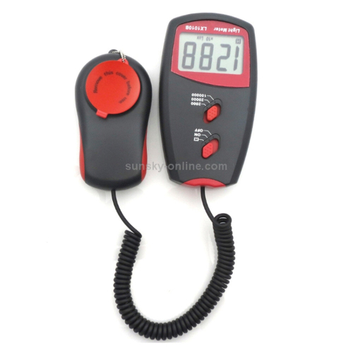 Digital Light Meter, Measuring Range: 1-100000 Lux(Red) 1
