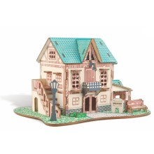 3D-puinen palapeli, Assembly House Kit, Kouluttava mallirakennuslelu, Lahja lapsille