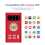 RK-C19 Live Broadcast Audio Headset Microphone Webcast Entertainment Streamer Sound Card for Phone, Computer PC(Red) 4