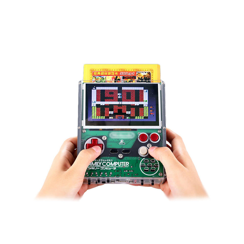 X7 4.3 Inch 8 Bit Diy Retro Fc Handheld Game Console With 500 In 1 Games Game Card Video Game Players 766262011283