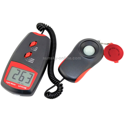 Digital Light Meter, Measuring Range: 1-100000 Lux(Red) 2