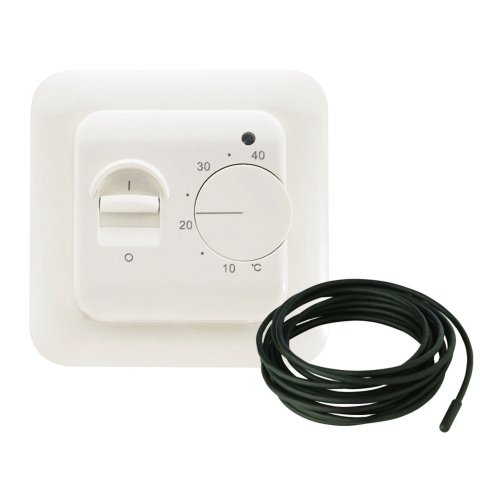 Lowenergie Manual Underfloor Heating Thermostat with Floor Sensor 16a