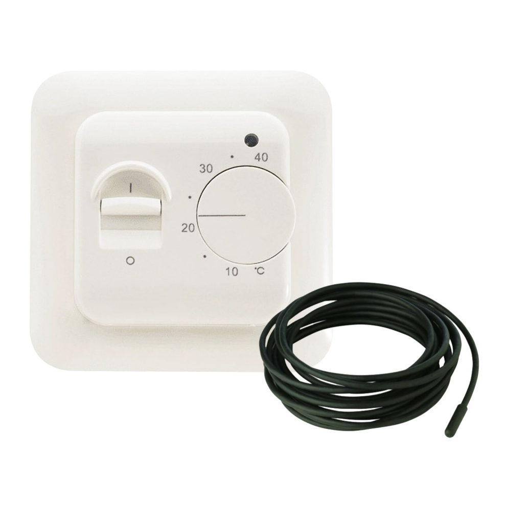 Manual Underfloor Heating Thermostat with Floor Sensor 16a