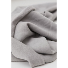 (Stone) Mind The MAKER Organic Fleece Back Sweatshirt Stretch - per metre