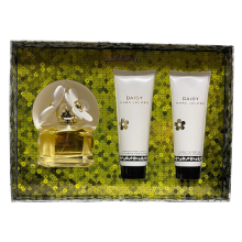 Marc Jacobs Daisy 3 Piece Gift Set: 50ml EDT Spray - Body Lotion 75ml - Shower Gel 75ml