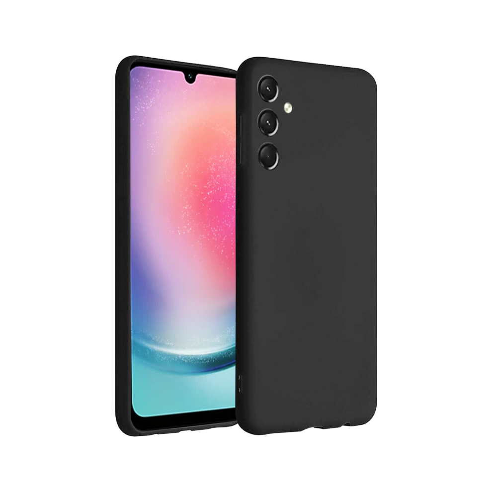 black--for-samsung-galaxy-a25-5g-silicone-gel-phone-cover-case