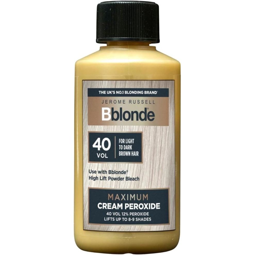 Jerome Russell Bblonde Cream Peroxide 40Volume,12% Lifts 8-9Levels75ml