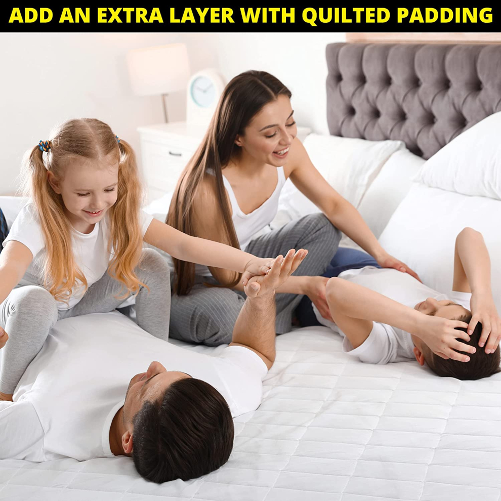 (Single) Extra Deep 30CM Quilted Mattress Protector