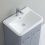 600mm Inset Bathroom Basin with Overflow Ceramic Mid-Edge Wash Basin 2