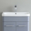 600mm Inset Bathroom Basin with Overflow Ceramic Mid-Edge Wash Basin 4