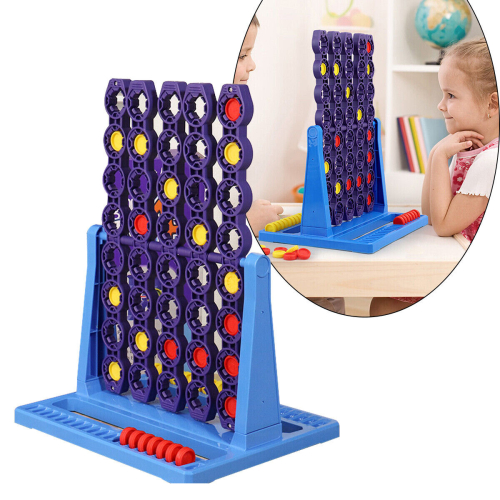 Connect 4 Spin Game Set Traditional Family Fun Board Game Simple Installation 1