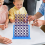 Connect 4 Spin Game Set Traditional Family Fun Board Game Simple Installation 3