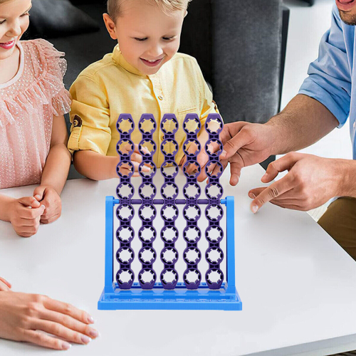 Connect 4 Spin Game Set Traditional Family Fun Board Game Simple Installation 2