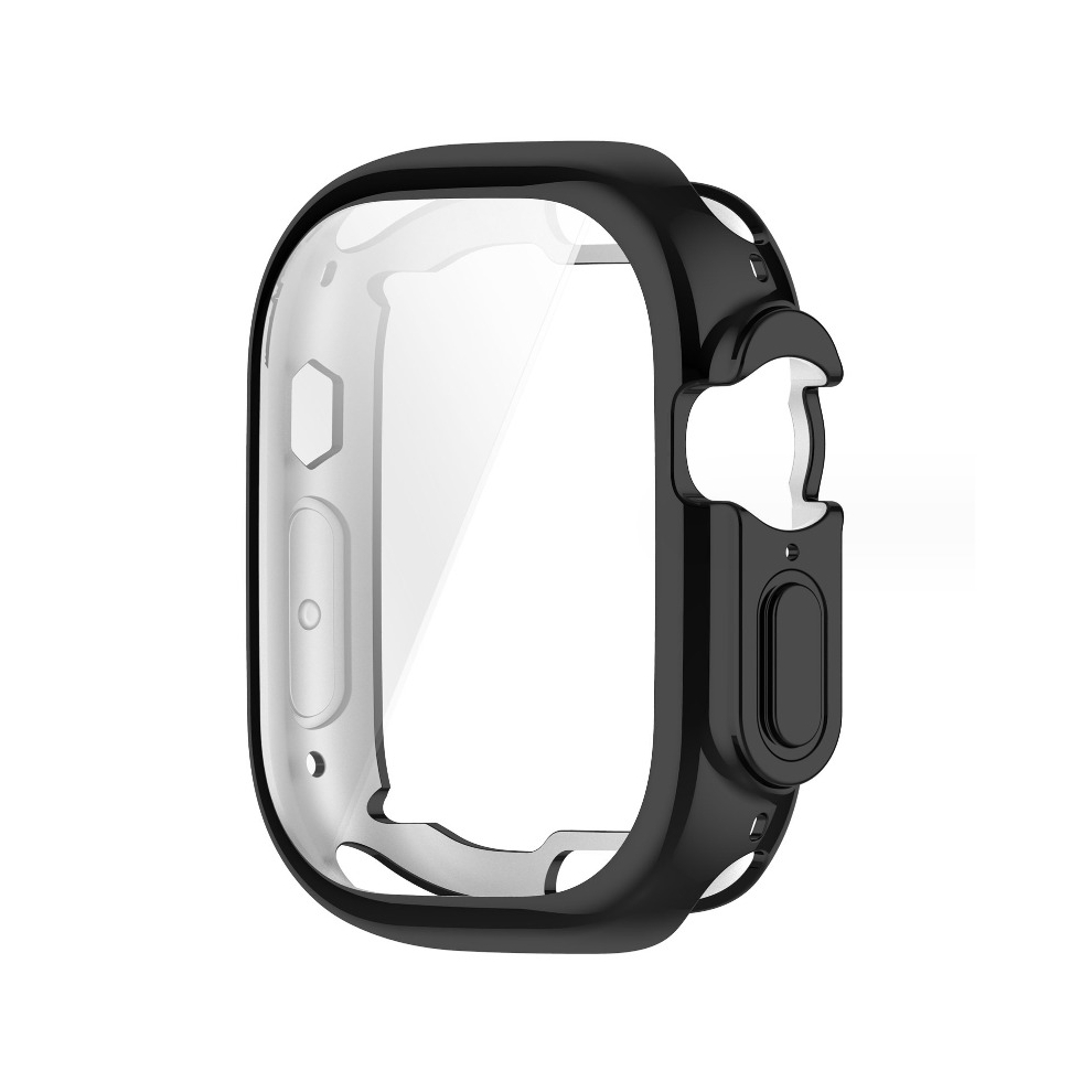 (Black, 41mm) AU Case For Apple Watch Series 9/8/7/6/5/4/3/SE Soft TPU Full Screen Protector Cover