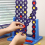 Connect 4 Spin Game Set Traditional Family Fun Board Game Simple Installation 5