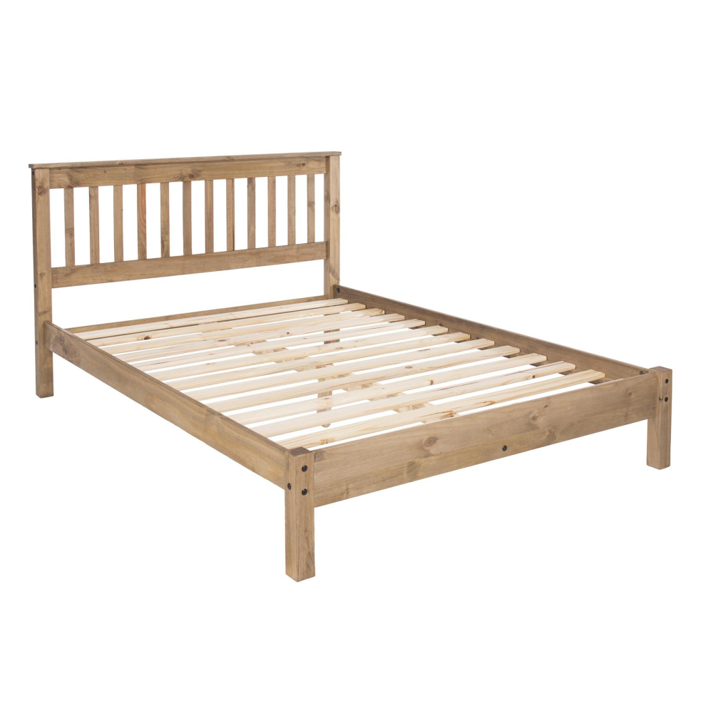 Home Source Corona Pine 4ft6 Wooden Double Bed